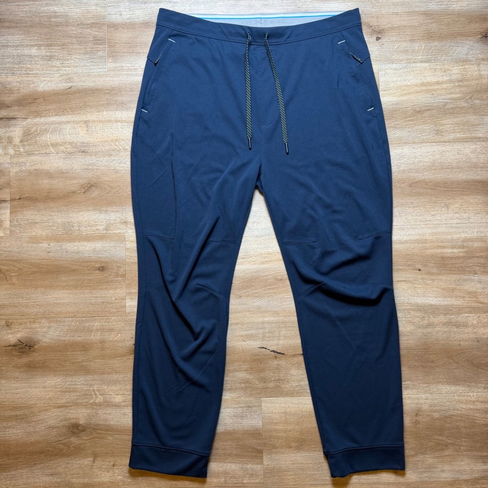 Mack Weldon Ace Navy Performance Jogger Pants Like New!!